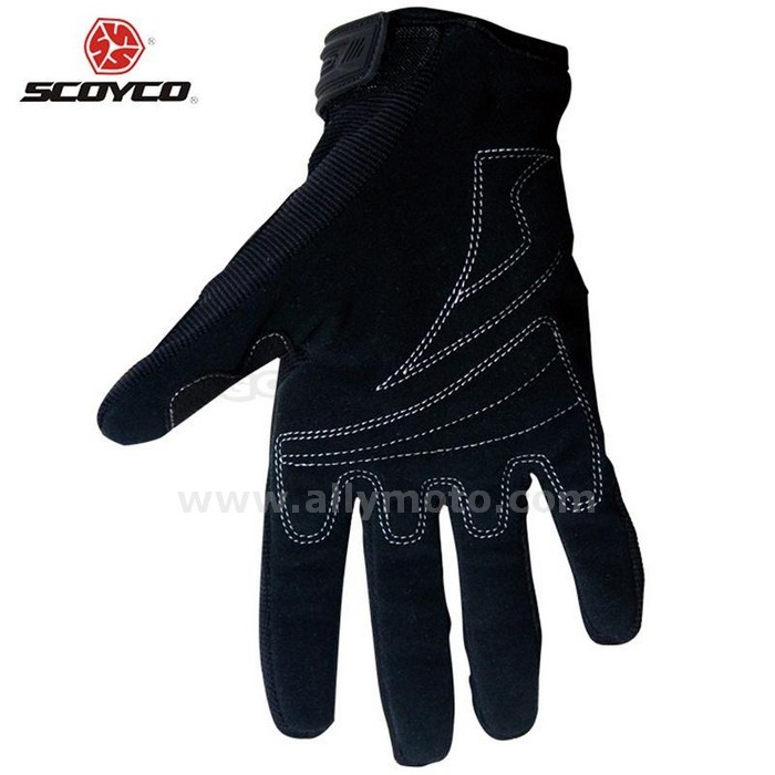 130 Motocross Off-Road Gloves Guantes Outdoor Sport Mesh Fabric Breathable Full Finger@4